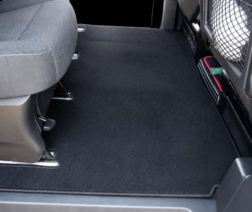 Fußmatte passgenau Mercedes Vito V-Klasse EQV W447 Velours Autoteppich | Premium Innenraum Matte 1.Sitzreihe Schwarz