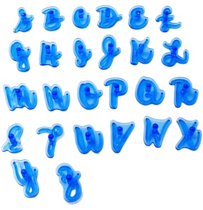 Gurxi 66 Pièces cortadores Letras fondant Letras Cortador Fondant Galletas Moldes Cortadores De Galletas Reutilizables Para Pasteles Cortadores Fondant Para Decoración De Tartas