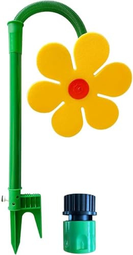 Arroseur Crazy Daisy, Arroseur de Jardin en Plastique, Arroseur de Fleurs Dansantes, Arroseur d'eau de Fleurs, Jouet D'arrosage pour Enfants pour Arroser la Cour, Les Chiens et