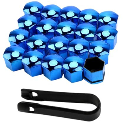 Générique Coperchio Dado Ruota Auto - Coperchi Noci | Sostituzione Della Polvere 20 PC Cucciolo Vite Pneumatico Elettroplastica Coperture Pneumatici Decorazione per Automobili