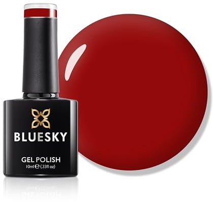 Bluesky Gel Nail Polish 10ml, Classic Rouge - RED996, True Red | The timeless pillar-box shade every collection needs. Opaque in two coats and salon-glossy for 21 days.