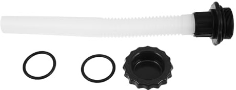 Yardenfun Kit Beccuccio per Tanica Benzina in Plastica Resistente con Tappo e Guarnizione, Ugello di Ricambio per Contenitori Carburante da 3,5 Cm, Controllo Flusso per Rifornimento Auto