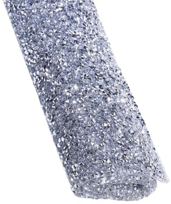 LALADEFIEE Napperon Décoratif Argenté pour Nail Art en Résine, Coussin Brillant pour Salon de Manucure ou École de Nail Art