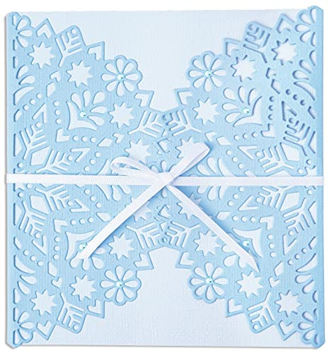 Sizzix Thinlits Stanzschablone - Schneeflocken-Wrap von Lisa Jones, 665344