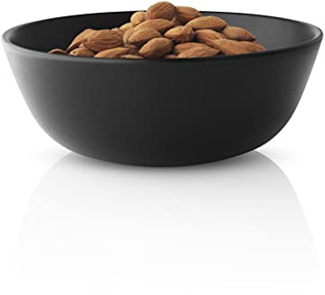 EVA SOLO | Nordic Kitchen Schüssel 0,5l Ø16cm | Spülmaschinen- und mikrowellengeeignet | Schwarzes Steinzeug | Dänisches Design und Funktionalität | Werkzeuge Küchenhelfer und Zubehör