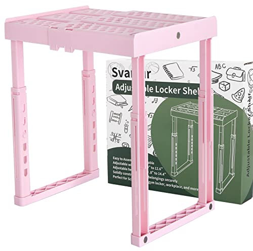 Mensola regolabile per armadietto, colore: rosa