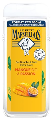 Le Petit Marseillais Gel Douche Extra Doux Mangue Bio & Passion 650 ml