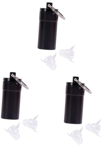 Mobestech 3pairs Silicone Musician Filter Earplugs for Sleeping and Concerts Noise Reduction Hearing Protection Earbud Reusable