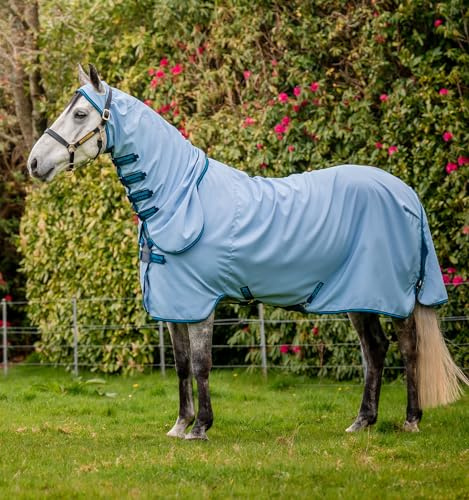 Horseware Amigo Ripstop Hoody 0g Pferdedecke mit UV-Schutz und Integrierter Halsabdeckung