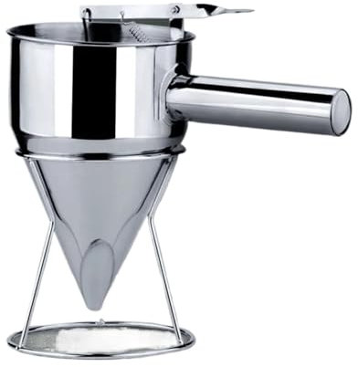 OZXJW Distributeur de Boules de pâte à crêpes en Acier Inoxydable Distributeur de pâte à gâteaux et Cupcakes Entonnoir Machine à Takoyaki Domestique Boules de Poulpe