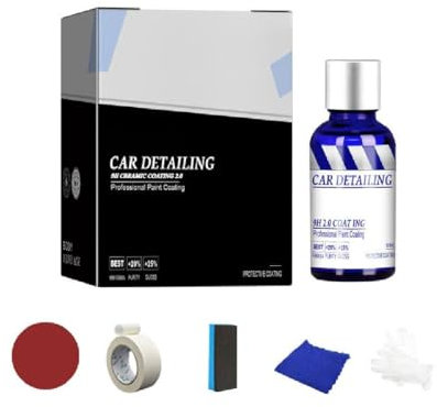 Car Ceramic Nano-coating Agent, Keramikversiegelung Auto, Nano Versiegelung Auto, Nano-Keramik-Auto-Beschichtungssatz, Car Crystal Coating Agent, Nano Versiegelung Auto für Lackschutz (1Set)
