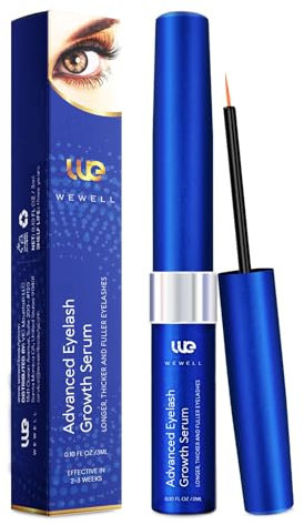 Advanced Eyelash Growth Serum for Lash: Premium Lash Enhancer for Natural Thicker and Longer Lashes – Booster for Enhanced Eyelash Thickness 3Ml