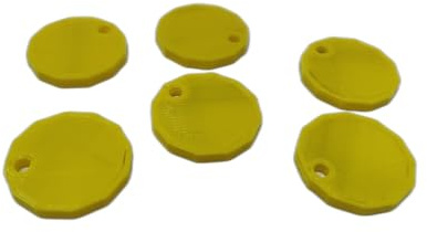 eTech4Us Trolley Coin Token Removable Supermarket £1 One Pound Shopping Cart Holder - 3D Printed