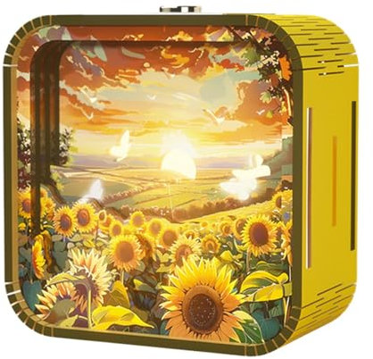 Lumière de Nuit Puzzle 3D, Lampe De Bureau LED En Bois Acrylique, Lumière De Nuit Bande Dessinée Pour , Lampe De Chevet Acrylique 3D, Lampe De Nuit Artisanale Créative, Lumière De Nuit