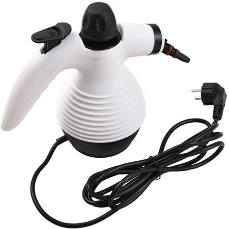 Dampfreiniger, Dampfreiniger Handdampfreiniger mit 15-teiligem Zubehör 1000 W für zu Hause Zum Reinigen von Schmutz, Fugen, Fliesen, Fett und Mehr (EU-Stecker)