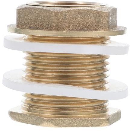CHILDWEET Brass Cap Fitting Aquarium Water Tank Connector for Fish Tank Rain Hose Adapter Kit