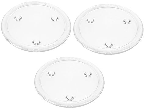 Amosfun Kerzenhalter Aus Glas Tablett Dekorativer Teller Kerzenständer für Hochzeit Heimdekoration 12 8 X 1 4 cm Set