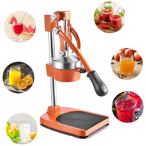 Exprimidor Manual de Naranjas, exprimidor de granadas, exprimidor de cítricos de Acero Inoxidable, exprimidor de cítricos Profesional, sin Salpicaduras, fácil de Limpiar. Exprimidor de naran