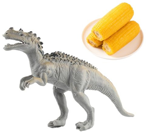 Gwtdtoad Dinosaur Corn Cob Holder, Cute Corn Cob Holder with Stainless Steel Tines, Reusable Kitchen Accessories for Barbecues, Picnics and Barbecue