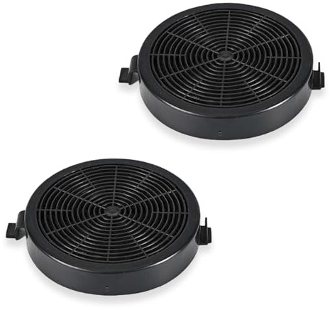 Labyrinxel Pack of 2 Activated Carbon Filters Compatible with Logik L60CHDB21 L60CHDX21 L90CHDX21 Cooker Hoods, 113 x 19 mm Charcoal Filter Replacements
