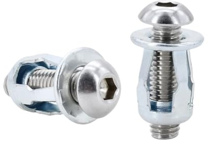 Kit de tornillos y tuercas remache en forma pétalo, Panel tuerca Metal expansión, abrazadera for placa matrícula, bloqueo, 50 Uds(M4x20(30Pcs))