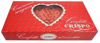CONFETTI CRISPO CUORICINI MIGNON ROSSI AL CIOCCOLATO FONDENTE 1KG