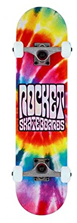ROCKET Komplett flashback mini skateboard blandad vuxen, flerfärgad (multi), 7 tum