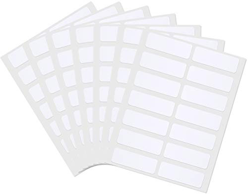 336 Stück Etiketten Kleber, 12x36mm Etiketten Selbstklebend Adressetiketten Tiefkühletiketten Klebeetiketten zum Beschriften für Büro Küche