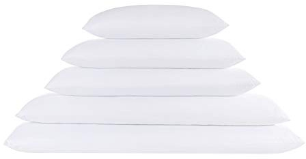 Todocama Oreiller en Fibre avec Traitement Anti-acariens et antibactérien, Sensation au Toucher Plume Extra Doux (Toutes Les Dimensions Disponibles) (Lot de 2-70 cm)