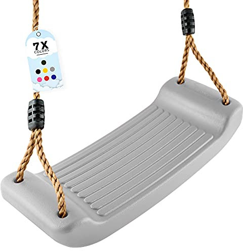 Schaukel Garten | Kinderschaukel Outdoor Indoor | Höhenverstellbar & rutschfest| Schaukelsitz - Schaukelbrett - Brettschaukel für Kinder zum Schaukeln
