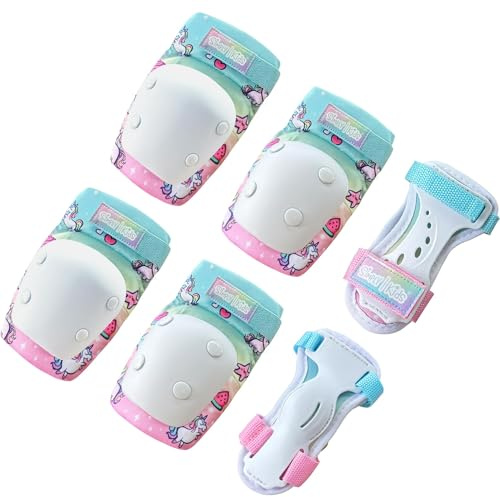 Simply Kids Knieschoner Kinder I Innovativen Knie und Ellenbogenschützer mit Handgelenkschoner I Protektoren zum Laufrad, Fahrrad, Skateboard, Schoner Inliner