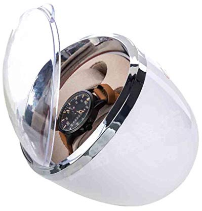 VVHUDA Scatola di immagazzinaggio del rotore dell'avvolgitore dell'orologio Singolo Organizzatore Automatico della Scatola di Presentazione dell'avvolgitore dell'orologio Adatto per Polso da