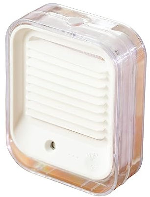 LOVIVER Leiser USBTisch, leistungsstarker Wind, Mini, NanoNebelspray, tragbarer WasserNebel für Auto, Schlafzimmer, Zimmer, Weiß