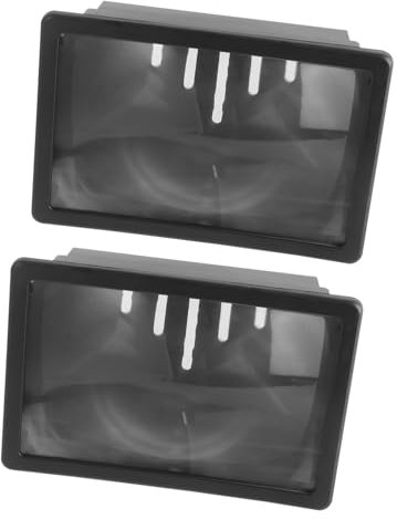 Gadpiparty 2 Amplificadores de Pantalla Ampliador Creativo para Móvil Plegables de Acrílico y Abs, Lupa Óptica para Ver Películas y Leer Periódicos para Usuarios Mayores