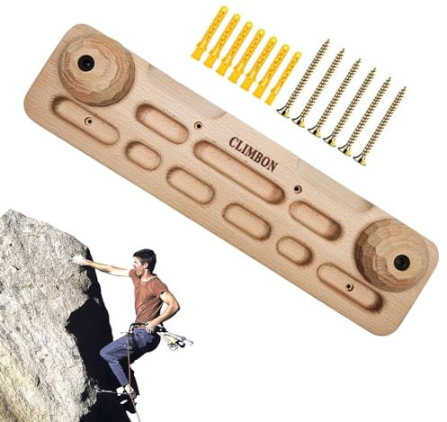 Kletter-Hangboard – Trainings-Griffbrett, Wandkletter-Griffrahmen, tragbare, an der Tür montierte Trainingsstation Rock mit verschiedenen Griffen für Bewegungen im -Fitnessstudio