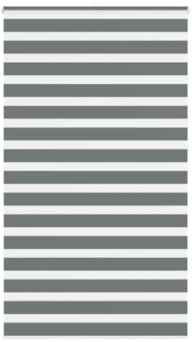 vidaXL Doppelrollo Dunkelgrau 130x230cm Stoffbreite 125,9 cm Polyester