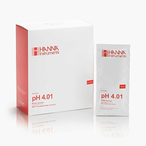 Kalibrierlösung HI70004P pH 4,01; Standardqualität, 25 x 20mL-Beutel