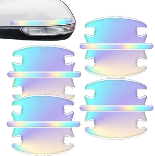 Protection de Poignée de Portière - Autocollant Anti-Rayures pour Cavité de Poignée | Jeu d'Autocollants Décoratifs Multicolores pour Extérieur Camion Camping-Car Automobile