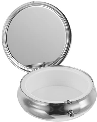 HORIALENCE Boîte à Bijoux Motif Calice, en Alliage de Zinc | Rangement Décoratif Léger, Ouverture Pratique, Transport Facile en Poche ou Paquet à Dos, Écrin pour Accessoires Précieux