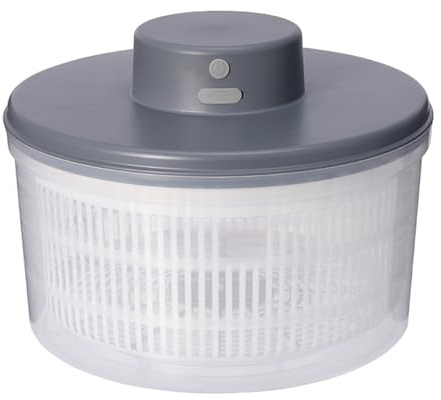 Centrifuga per insalata, rondella per verdure, centrifuga per lattuga da 3 l, essiccatore elettrico per verdure, dispositivo per la pulizia della frutta, ciotola per asciugare verdure con ricarica USB