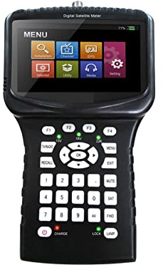 Recherche de Satellite, Détecteur de Satellite DVB-S2 portable SF 620S avec analyseur de spectre de prise en charge LCD 4.3 pouces CS PowerVu caméra de vidéosurveillance(SF-620S WiFi)