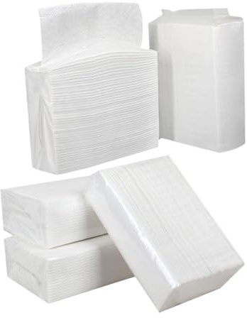 ZUNOXAZ 5 Beutel Papierhandtücher für Spender Dicke und Saugfähige Handtücher fürs Badezimmer Multifunktionale Papierservietten für Hotels und Gewerbliche Nutzung