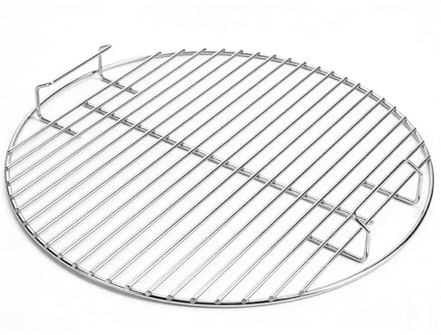 44.5cm Round Cooking Grate 7432, Replacement Grill for 47cm Weber Charcoal Grills (One-Touch, Bar-B-Kettle), Also Fits Smokey Mountain Cooker, Large Big Green Egg, Pit Boss, Char-Broil