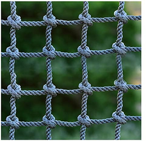Klettergerüst Strickleiter Kletternetz Für Kinder, Spaß Für Den Kinderspielplatz, Körperliches Training Kletternetz Im Freien Spielset Täglich Sport Und Unterhaltung(1X2m/3.3X6.6ft)