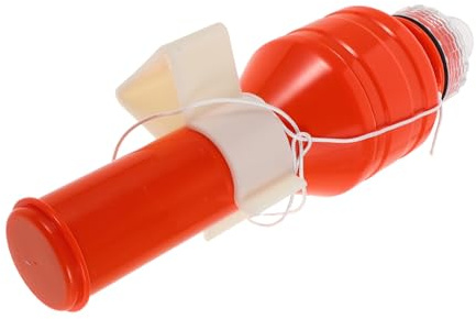 MUSISALY Luce di Segnalazione di Emergenza Galleggiante Autoaccendibile a LED per Salvagente Resistente ad Ambienti Marini Portatile per Escursionismo e Sport Acquatici