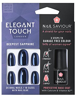 Eylure ET Nail Saviour Nail Polish, Deepest Sapphire