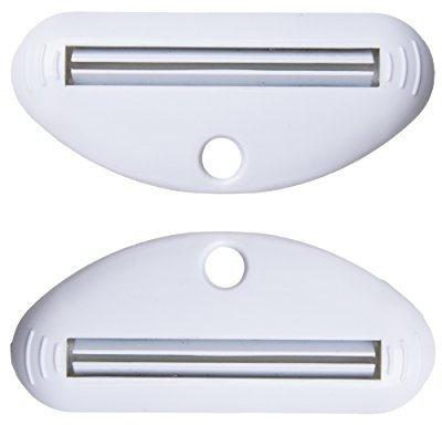 Pflegehome24® Tubenausdrücker Tubenleerer Tubenpresse 2 Stück weiß