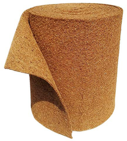 MW.Shop.24 Kokosmatte 100% Biologisch Winterschutz für Pflanzen Kälteschutz in 25cm / 50cm / 75 cm / 100cm (Breite) - (Meterware) Garten (50cm x 2m)