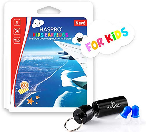 Fly Kids Earplugs - Mehrzweck-Reise-Ohrstöpsel für Kinder! Druckreduzierende Ohrstöpsel Komfortable Noise Cancelling-Ohrstöpsel für Flugzeug…