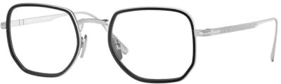 Persol Brille PO 5006 VT 8006 silber-schwarz, schwarz/silberfarben